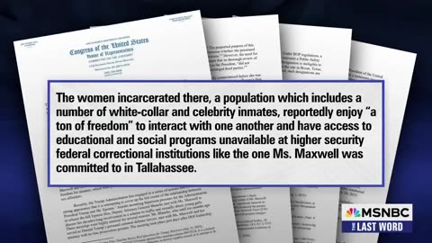 with Ghislaine Maxwell, Rep. Raskin wants to know if Trump's DOJ committed any crimes.