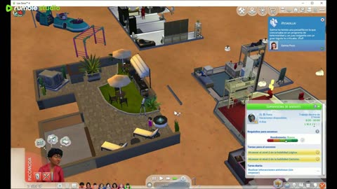 Sims 4 comprobando las familias de esta partida