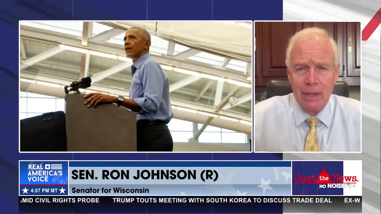 SEN. RON JOHNSON WANTS A TRIAL FOR RUSSIAGATE
