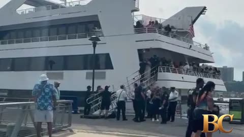 Mega-yacht with 400 passengers crashes into New York City dock, injuring nearly a dozen