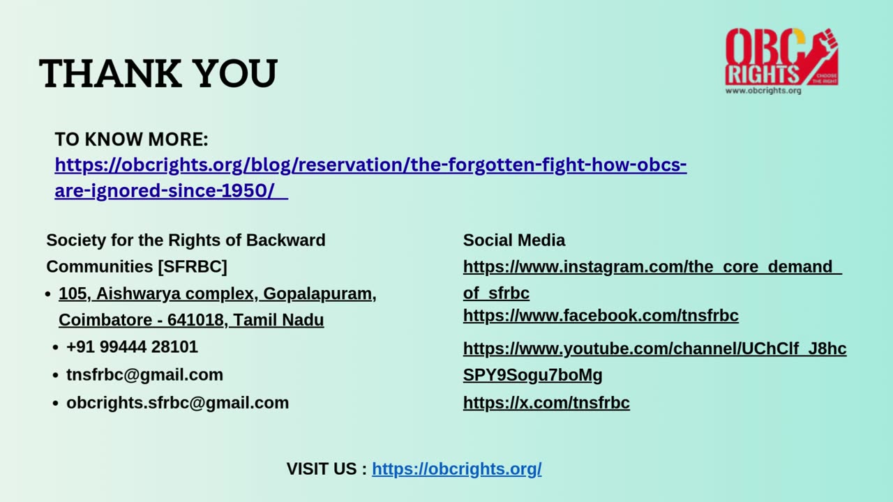 The Forgotten Fight: How OBCs are ignored since 1950