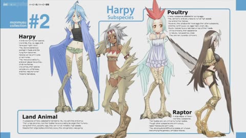 AgentofSocialMediaChaos's Waifu of the Day Season 4 Episode 331 Poultry Harpy