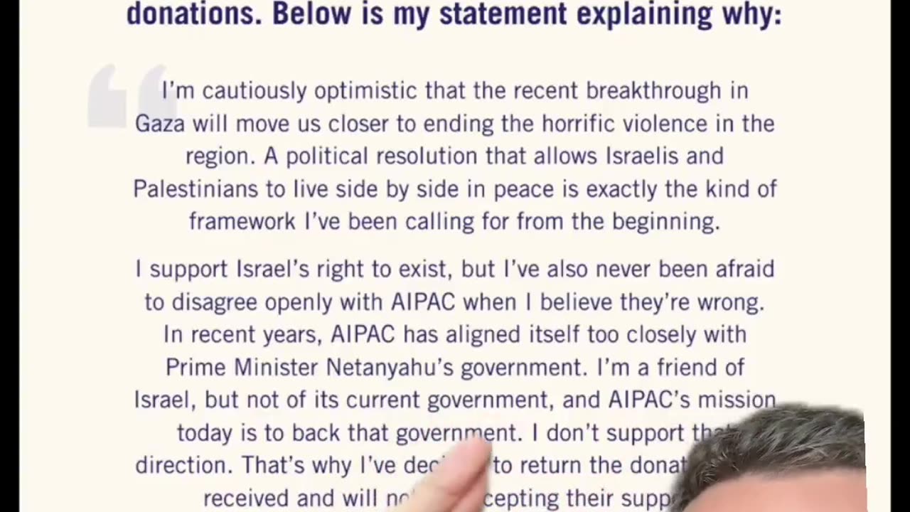 For the first time, a US politician has cut ties with AIPAC