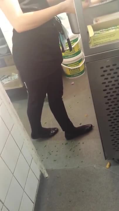 Peas Crushed Under Feet - Candid