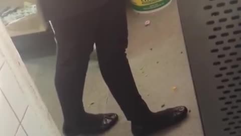 Peas Crushed Under Feet - Candid