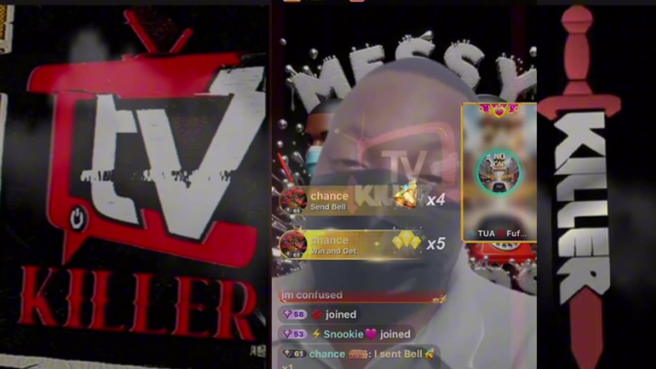 MESSY CALLER SHOW SHIT GETS CRAZY A MONKEY ON THE loose