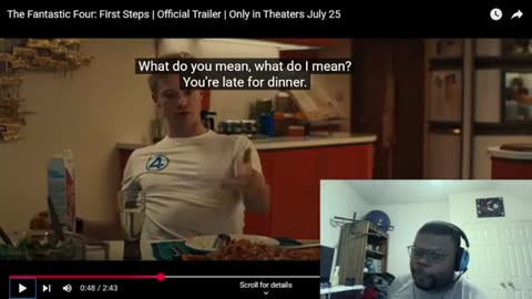fantastic four first steps trailer reaction