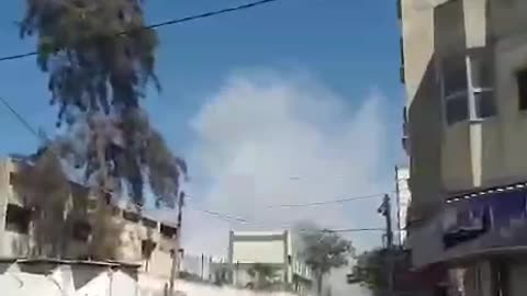 The Israeli military says it carried out a strike a short while ago against a Hamas