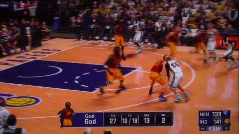 NBA2K: Indiana Pacers vs Memphis Grizzlies (Overtime-Buzzer Beater) 