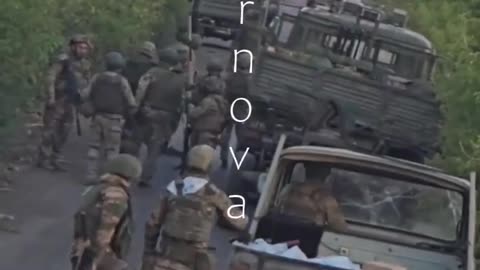 🔥🚨 Ukraine Russia War | Russian Soldiers Watch Burning Vehicle | RCF