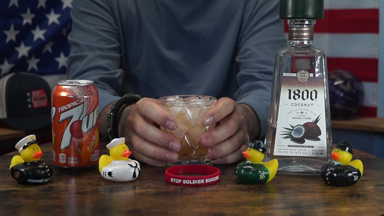 Gilbert Gauthier - 1800 Coconut Tequilla & Tropical 7-Up