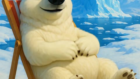 Patrick the Polar Bear - Don't Worry! We are doing just fine!