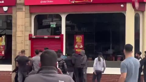 Muslim invaders in Middlesbrough attack white Christian British people because Allah wants this.