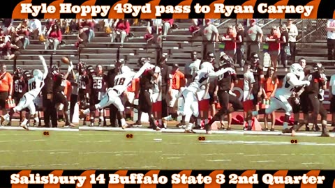 Prototype 451: Buffalo State's Kyle Hoppy 43yd pass to Ryan Carney vs Salisbury