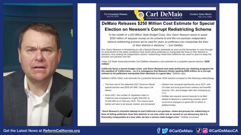CA's Special Election For November 2025!