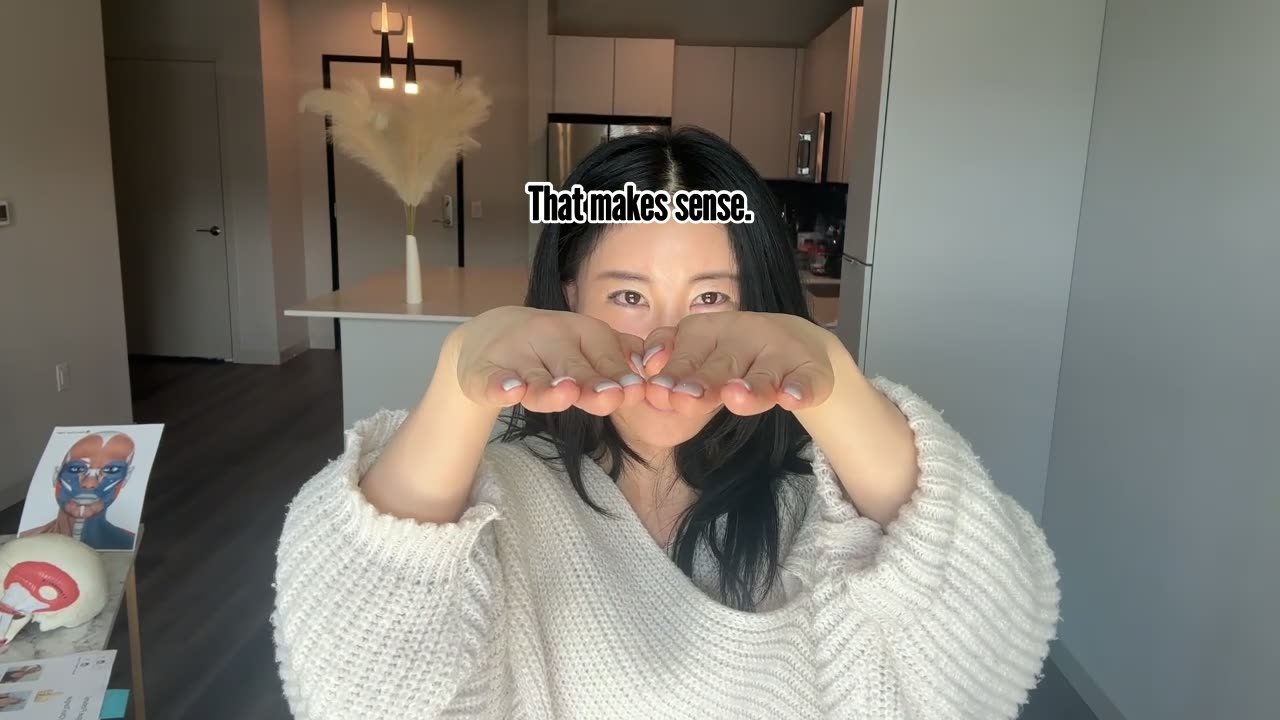 Why Pulling Your Thumb Up Works | Koko Face Yoga Trick Explained!
