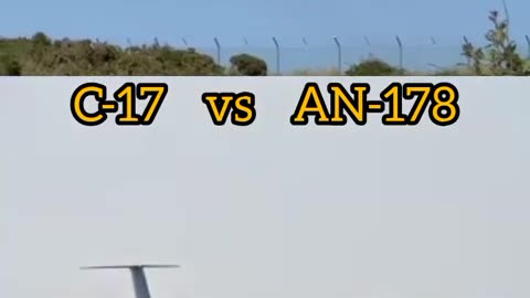 Amazing American #C17 vs Ukrainian #AN178 Gigantic Takeoff #Aviation #AeroArduino