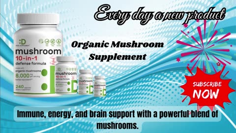 Unlocking Wellness: The Benefits of Organic Mushroom Supplements!