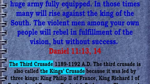 The Book of Daniel, Chapter 11, Verses 1 to 30 - Silent Preview Video