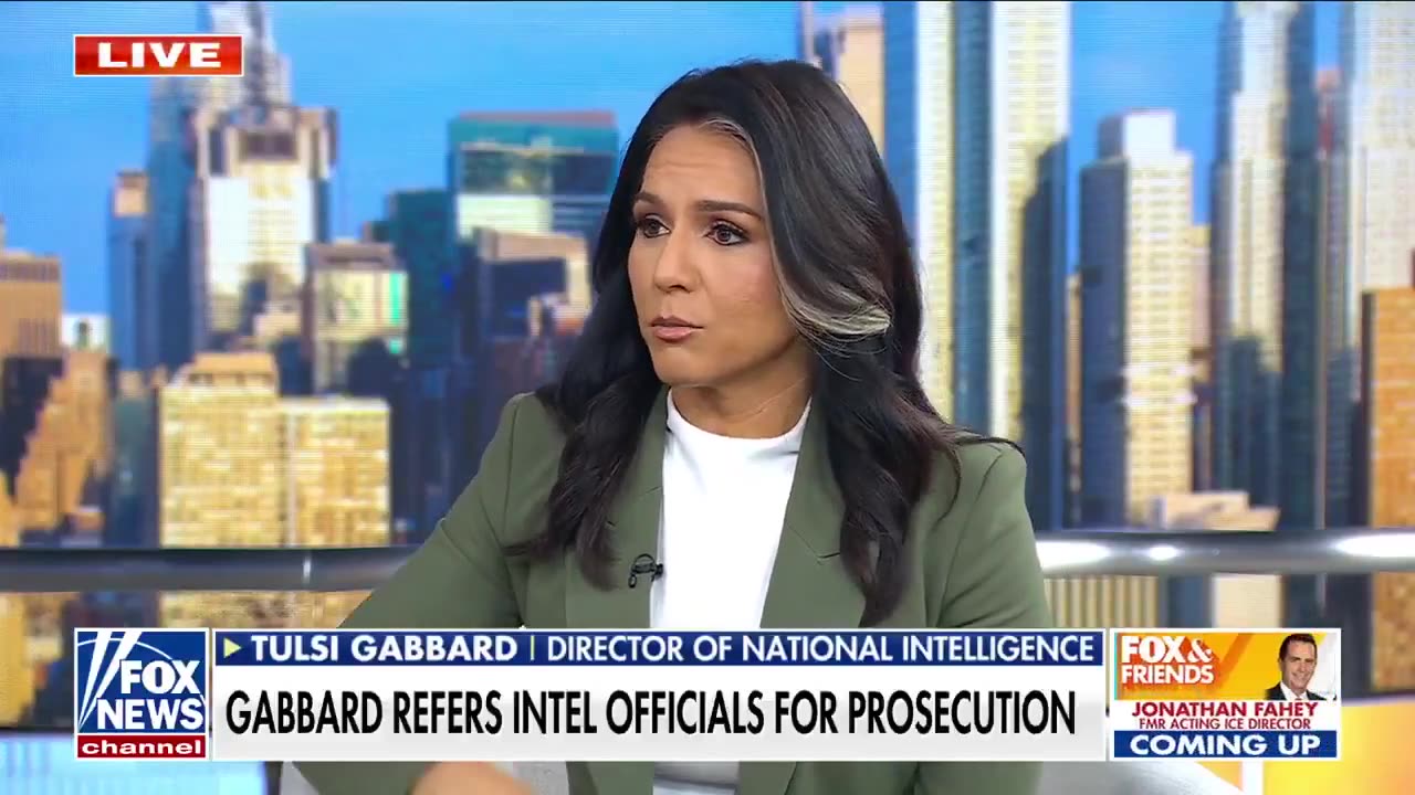 Tulsi Gabbard speaks out on Fox News about shutting down intelligence links