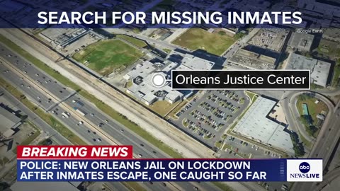 New Orleans jail on lockdown after nearly a dozen inmates escape