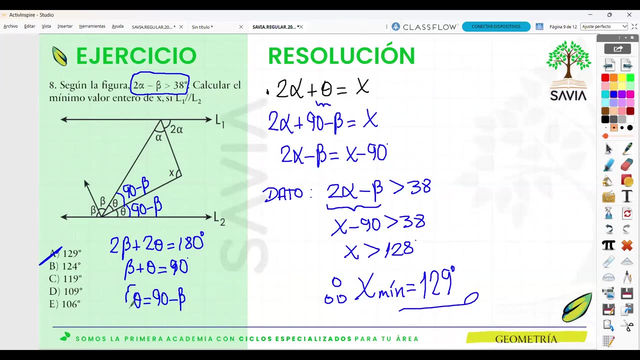 SAVIA REGULAR 2025 | Semana 01 | Geometría