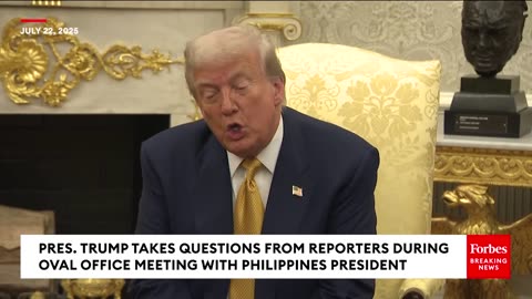 Trump Comes Out Swinging—Against Obama, Hillary Clinton—When Asked About Epstein