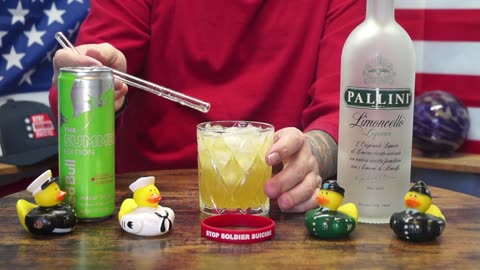 Robert Patrick - Pallini Limoncello & Red Bull Curuba & Elderflower Energy Drink