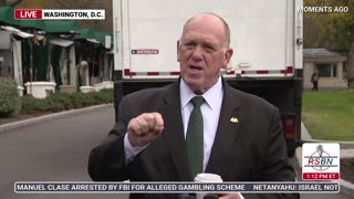 WATCH: White House Border Czar Tom Homan Delivers Remarks to the Press - 11/14/25