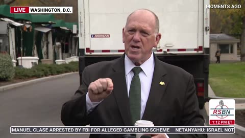 WATCH: White House Border Czar Tom Homan Delivers Remarks to the Press - 11/14/25
