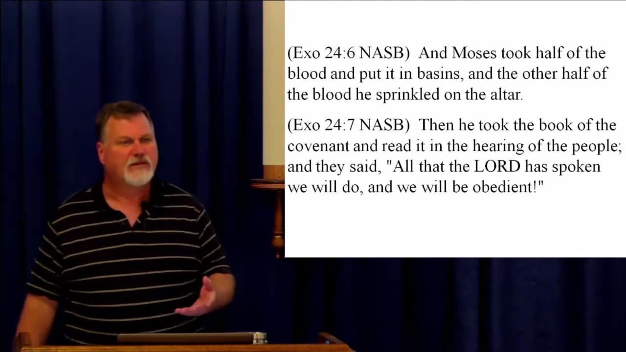 Exodus 24 – Moses entered the midst of the cloud and stayed there forty days and forty nights. 2017