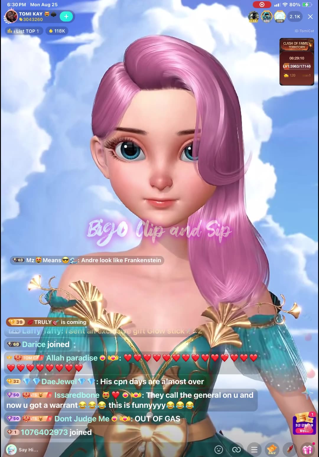 TomiKay says she never lured JazzyCherry to her dentist n more 8/25/25 #bigoclipandsip