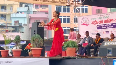 प्रथम पिंक सिटी महोत्सब वालिङ् २०८१ स्याङ्गजामा चलीको नृत्य