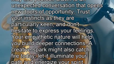 Daily Horoscope | Sagittarius & Cancer 🌟