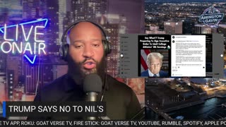 The Arrington Gavin Show "TRUMP NOT A FAN OF NIL'S"