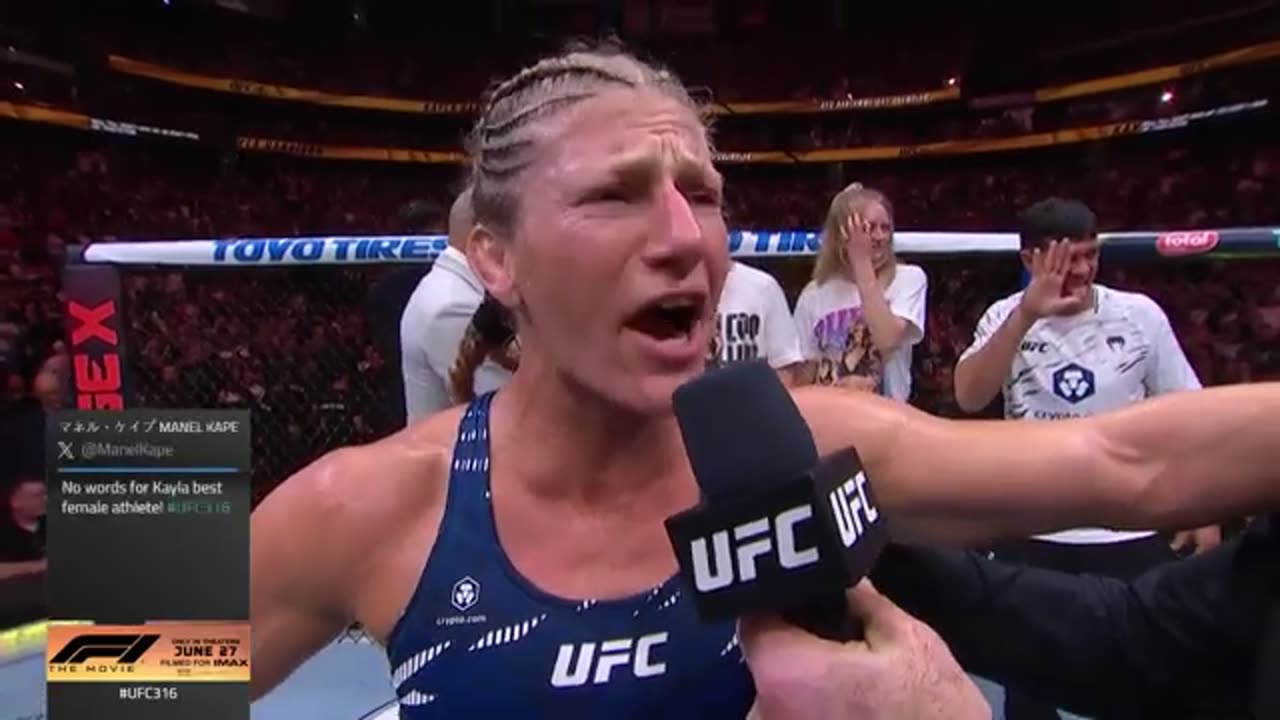Kayla Harrison Octagon Interview | UFC 316
