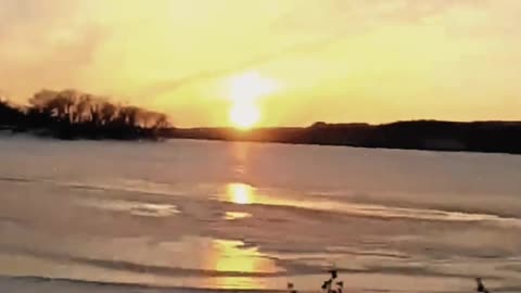 ❄️🚴 Biking Across a Frozen Lake Ontario – Insane Winter Ride! #3 #shorts