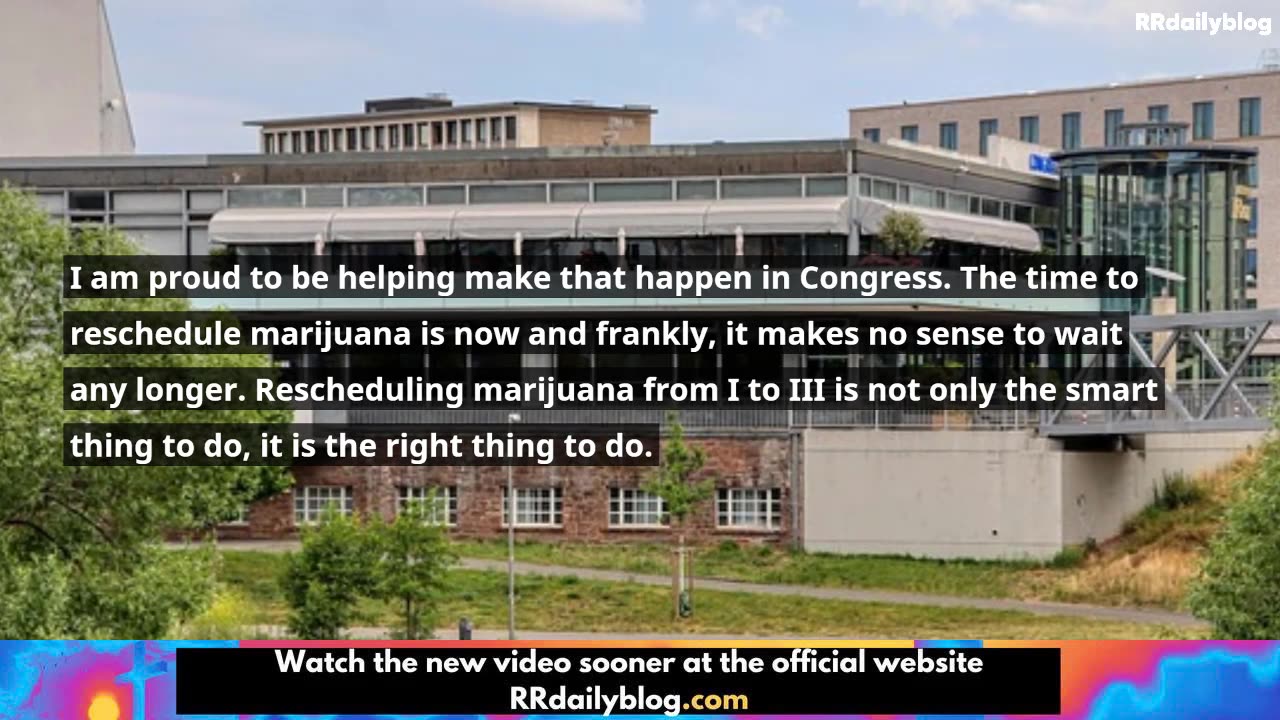 Rep. Randy Fine. Past Time to Reschedule Marijuana 