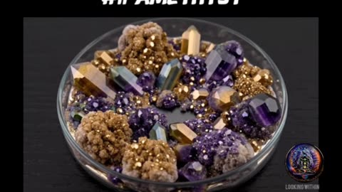 What happens when you add different crystals to mercury?