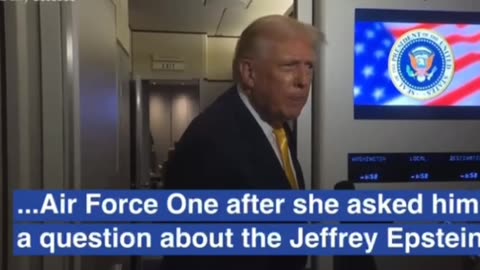 “Quiet Piggy” | When Trump was asked about the Epstein file