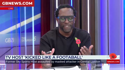 TV HOST KICKED LIKE A FOOTBALL