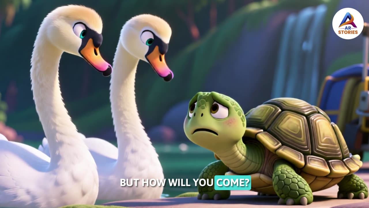 2 Swans and Talkative tortoise