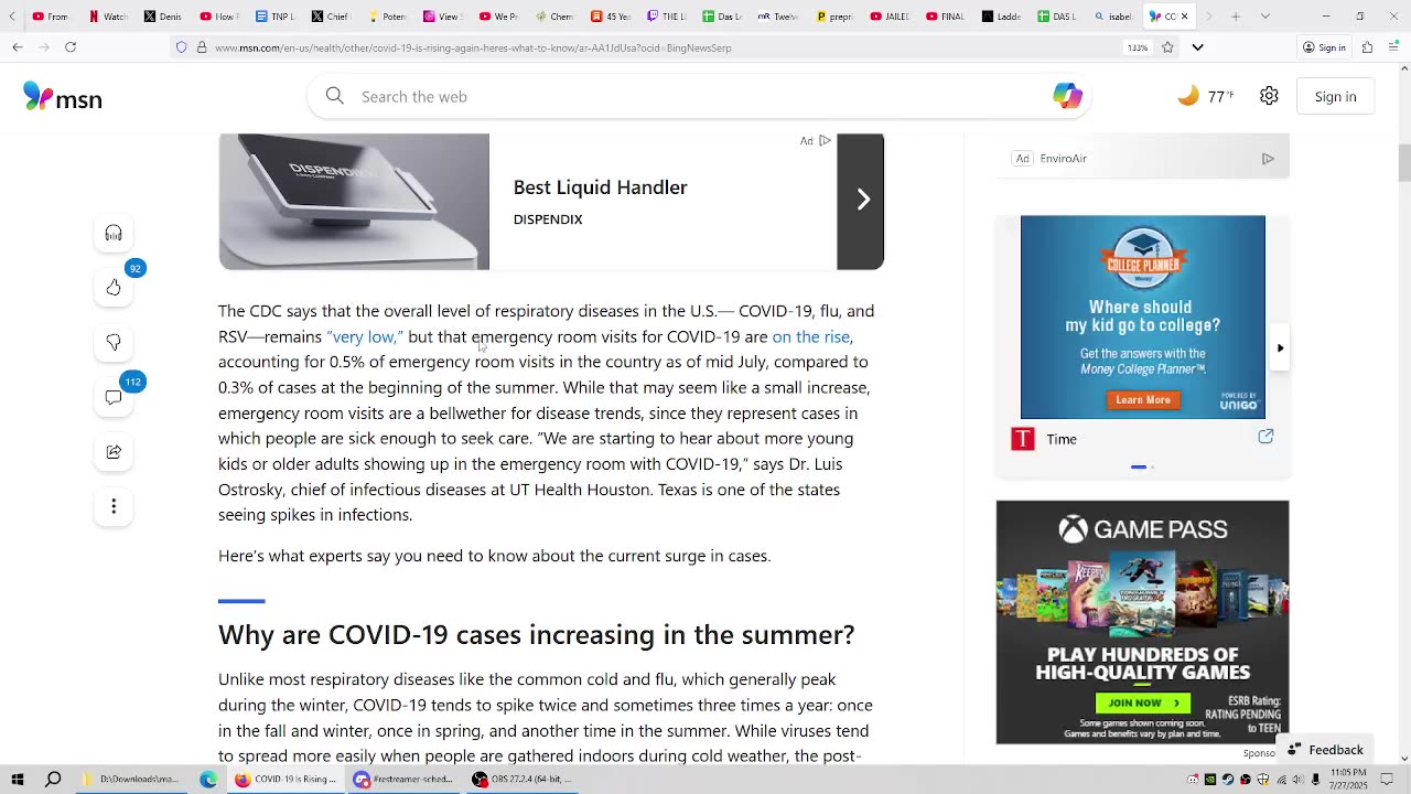 Covid is back