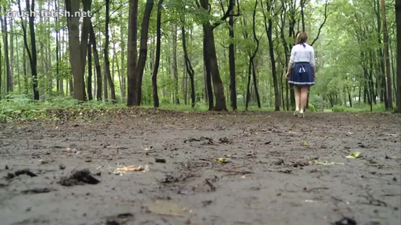 Walking down a dirt path