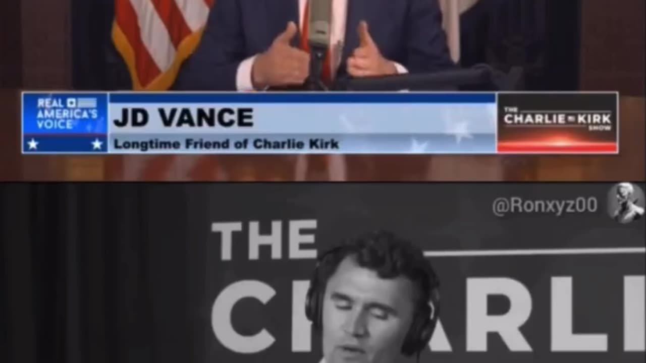 Jd Vance lies about charlie kirk