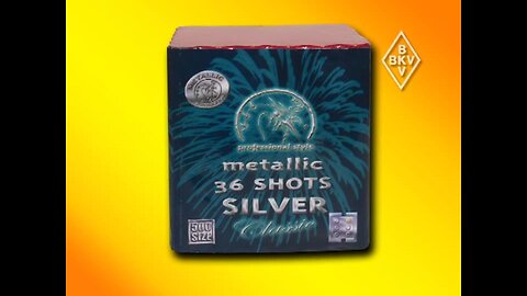 BKV - Metallic - 36 Schots 500 GRAM Vuurwerk Cake