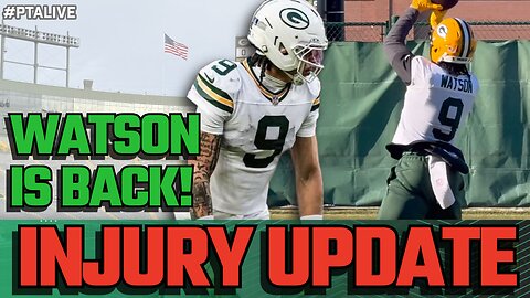 🚨 PACKERS BREAKING NEWS: Christian Watson Returns to Practice Sooner Than Expected