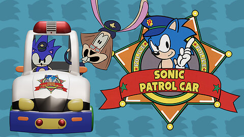 That Time Sonic Joined The Police - Waku Waku Sonic Patrol Car History