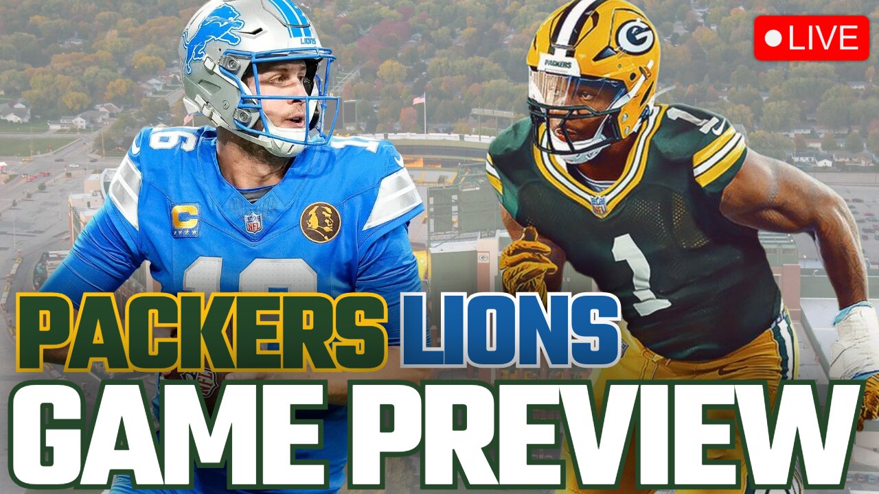 Packers Total Access LIVE! Packers vs Lions Preview!
