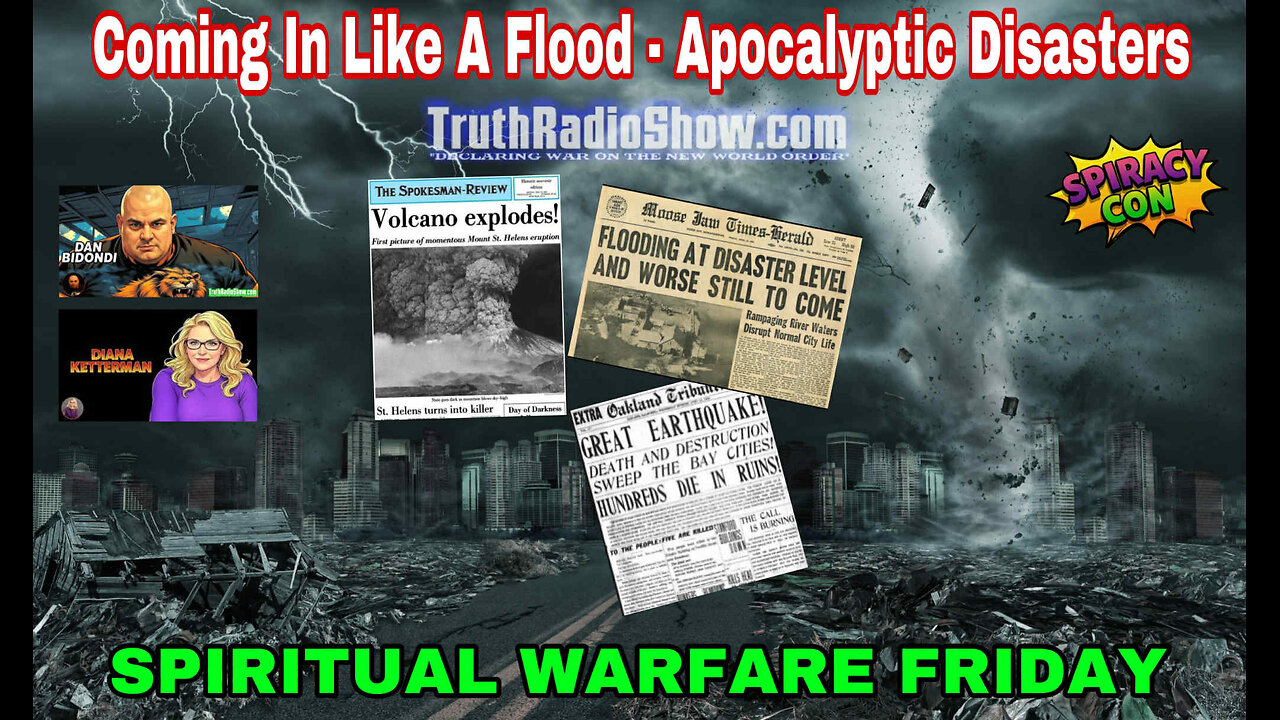 Coming In Like A Flood Apocalyptic Disasters - Spiritual Warfare Friday Live 9pm et